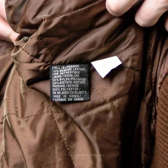 Vintage 90s Brown Leather Western Jacket - L - Picture 10 of 11